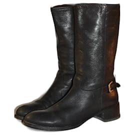 Prada-ankle boots-Black