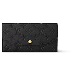 Louis Vuitton-LV Emilie wallet new-Black