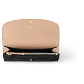 Louis Vuitton-LV Emilie wallet new-Black