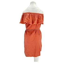 Autre Marque-Robe terracota-Brown