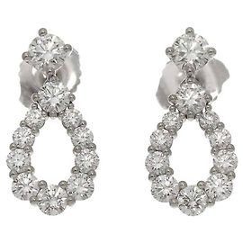 Harry Winston Loop Diamant Tropfenohrringe Andere