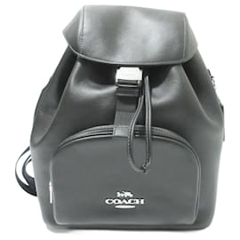 COACH Leather Pace Large Backpack CT811 Black Black