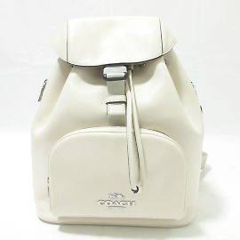 COACH Leder Rucksack Groß Pace CT811 Weiß