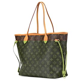 Louis Vuitton-Louis Vuitton Brown Monogram Neverfull MM-Brown