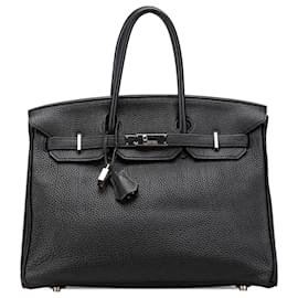 Hermès-Hermès Birkin Retourne 35 en Togo Noir-Noir