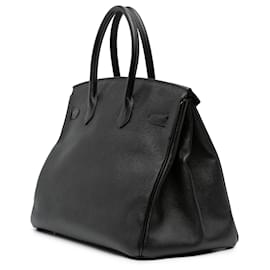 Hermès-Hermès Birkin Retourne 35 en Epsom Noir-Noir
