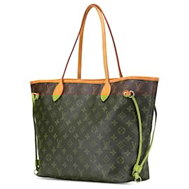 Louis Vuitton-Louis Vuitton Brown Monogram Neverfull MM-Brown
