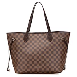 Louis Vuitton-Louis Vuitton Brown Damier Ebene Neverfull MM-Brown