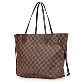 Louis Vuitton-Louis Vuitton Brown Damier Ebene Neverfull MM-Brown