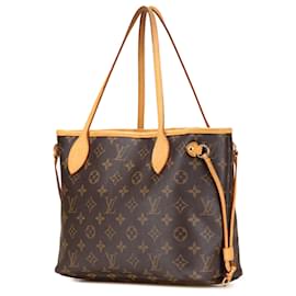 Louis Vuitton-Louis Vuitton Brown Monogram Neverfull PM-Brown