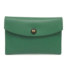 Hermès Clutch em couro Rio da Hermes Verde