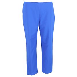 Missoni gerade geschnittene Hose aus blauer Polyester Blau