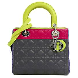 Dior-Dior Lady Dior Cannage Lambskin Handbag-Multiple colors