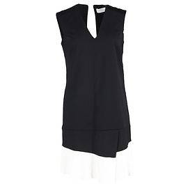 Abito Mini Victoria Beckham in Seta Nera Nero