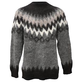 Pull Zig Zag en laine grise de Junya Watanabe Gris