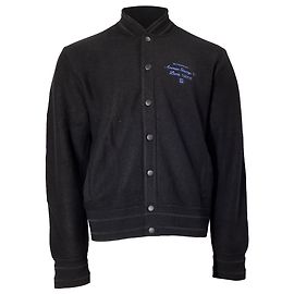 Chaqueta Varsity Bordada Givenchy en Lana Negra Negro