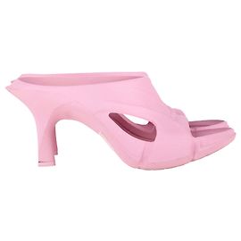 Mules en caoutchouc rose Balenciaga Pink Mold Marron Rose