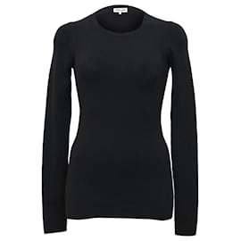 Diane Von Furstenberg- Diane Von Furstenberg Back Cutout Sweater in Black Wool-Black