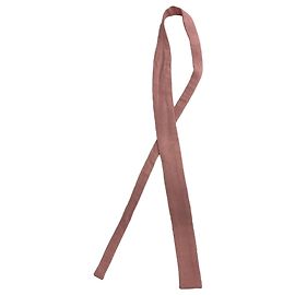 Cravate texturée en soie rose d'Acne Studios Rose