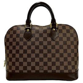 Louis Vuitton-Louis Vuitton Alma PM Damier Handbag-Brown