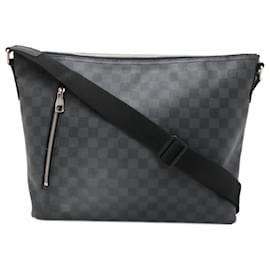 Louis Vuitton-Sac à épaule Mick MM Damier Graphite Louis Vuitton-Noir
