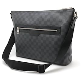 Louis Vuitton-Sac à épaule Mick MM Damier Graphite Louis Vuitton-Noir