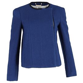 Tweed-Blazer aus blauer Wolle von Diane Von Furstenberg Blau