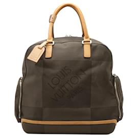Louis Vuitton-Sac Boston Damier Géant Aventurier Louis Vuitton-Marron