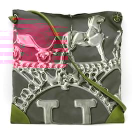 Hermès-Sac à épaule en soie Veau Barenia Silky City d'Hermès-Rose