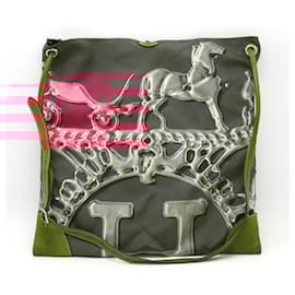 Hermès-Sac à épaule en soie Veau Barenia Silky City d'Hermès-Rose