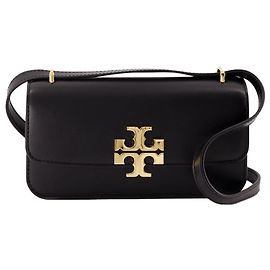 Borsa a spalla convertibile Eleanor Small - Tory Burch - Pelle - Nera Nero