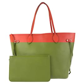 Louis Vuitton-Louis Vuitton Neverfull Epi 2way bag-Orange