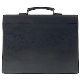 Gucci-Gucci 34044 Leather Briefcase-Black