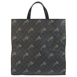Gucci-Gucci GG Supreme Canvas 2way Tote Bag-Black