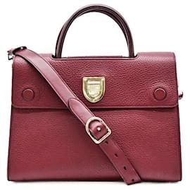 Dior-Dior Diorever Leather Handbag 2WAY-Brown