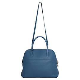 Hermès-Hermes Bolide 31 Handbag Blue Azur-Blue