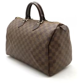 Louis Vuitton-Louis Vuitton Speedy 35 Damier Handbag-Brown