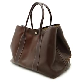 Hermès-Sac à main Hermes Garden Party PM Amazonia-Marron