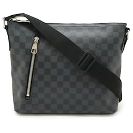Louis Vuitton-Sac à épaule Mick PM Damier Graphite de Louis Vuitton-Noir