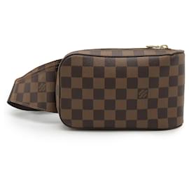 Louis Vuitton-Sac à bandoulière 2 voies Geronimos Damier Louis Vuitton-Marron