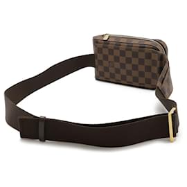 Louis Vuitton-Sac à bandoulière 2 voies Geronimos Damier Louis Vuitton-Marron