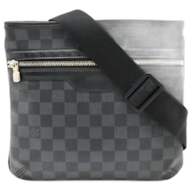 Louis Vuitton-Sac à épaule Thomas Damier Graphite de Louis Vuitton-Noir
