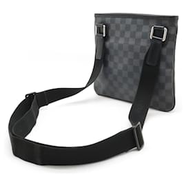 Louis Vuitton-Sac à épaule Thomas Damier Graphite de Louis Vuitton-Noir