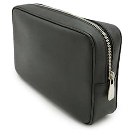 Louis Vuitton-Pochette Kasai Taiga de Louis Vuitton-Noir