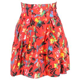 Autre Marque Falda impresa Philosophy de Lorenzo Serafini en algodón rojo Otro