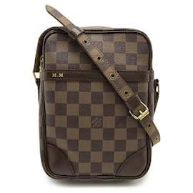 Louis Vuitton-Sac à épaule Danube Damier Louis Vuitton Édition Limitée-Marron