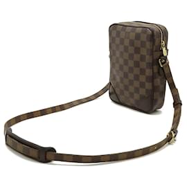 Louis Vuitton-Sac à épaule Danube Damier Louis Vuitton Édition Limitée-Marron
