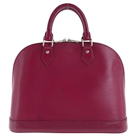 Louis Vuitton-Louis Vuitton Alma Epi Leather Handbag-Brown