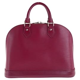 Louis Vuitton-Louis Vuitton Alma Epi Leather Handbag-Brown