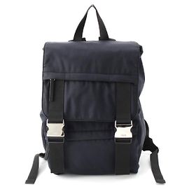 Tod's Nylon Tech Metal Buckle Backpack Blue